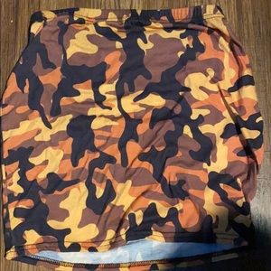 Used, pretty little thing camo skirt